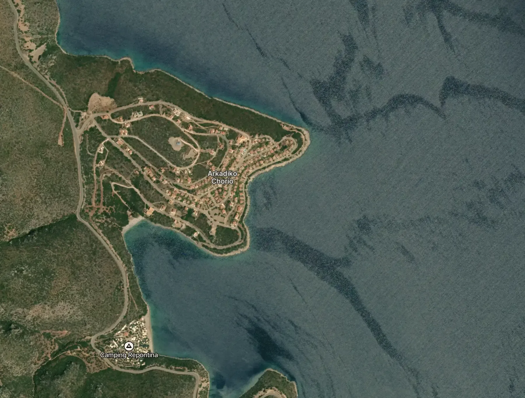 Satellite preview of Arkadikó Chorió